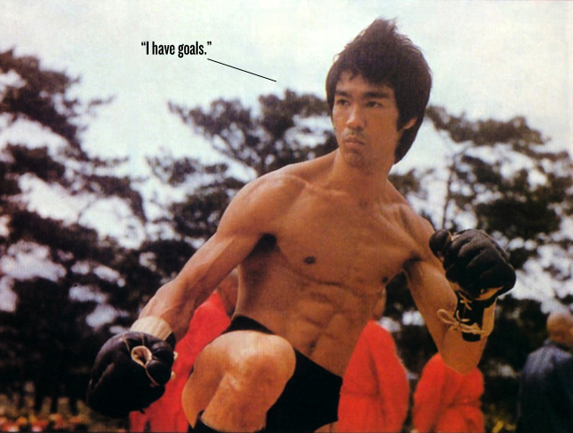 bruce lee eating