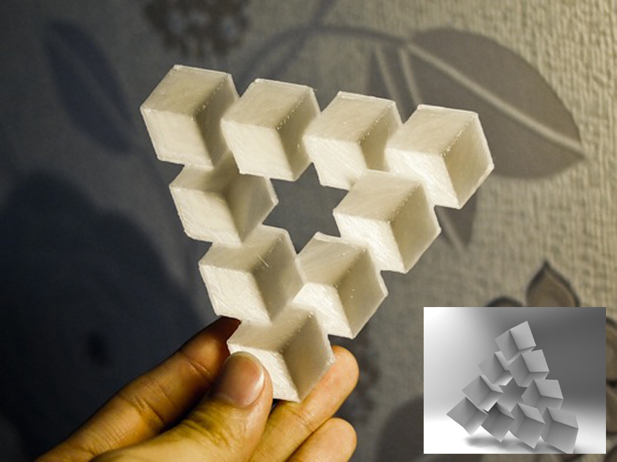 3DPrinted Penrose Triangle Sparks Debate About What Defines Invention
