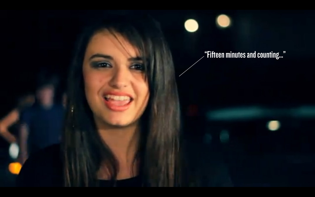 rebecca black new moon. Rebecca Black#39;s “Friday”