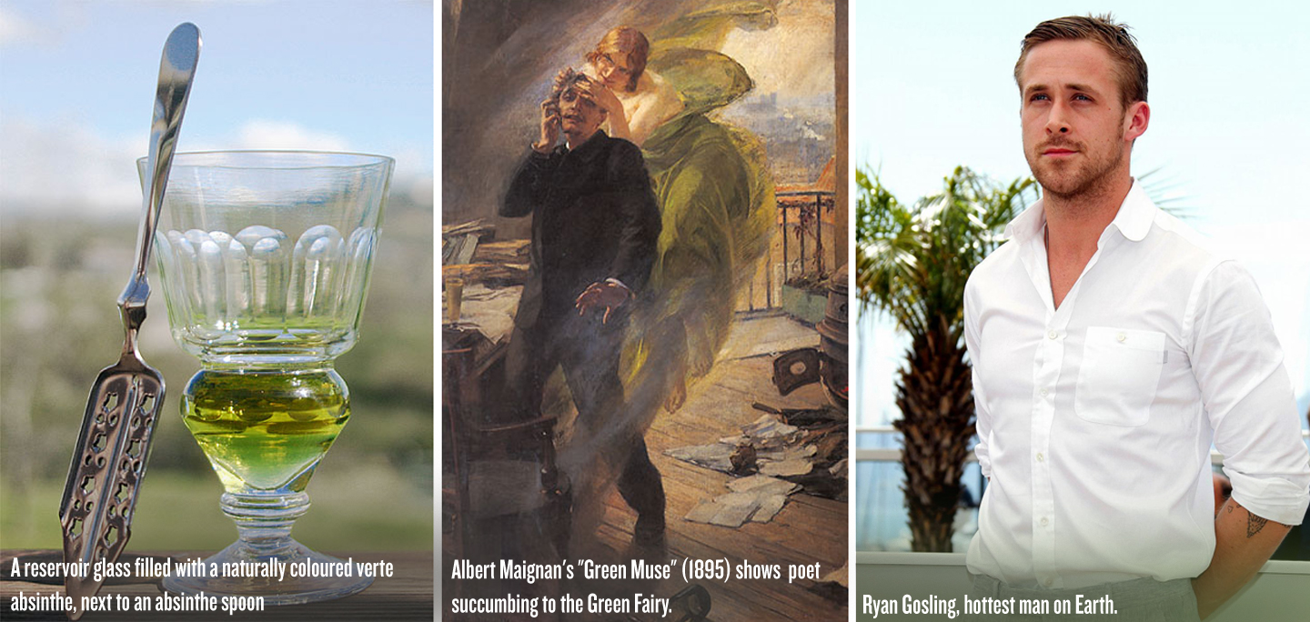 What drink does ryan gosling make in crazy stupid love