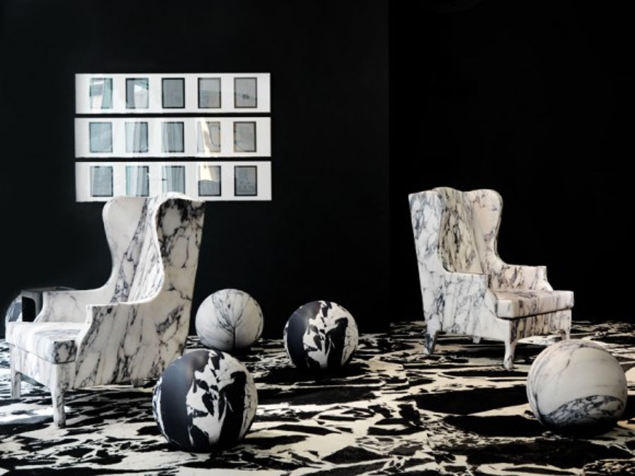 SpartaChair2 SpartaChair2 Cerruti Baleris Gorgeous Louis XV Goes To Sparta Armchair Fuses Classic Form With Silk Marble Tattoo