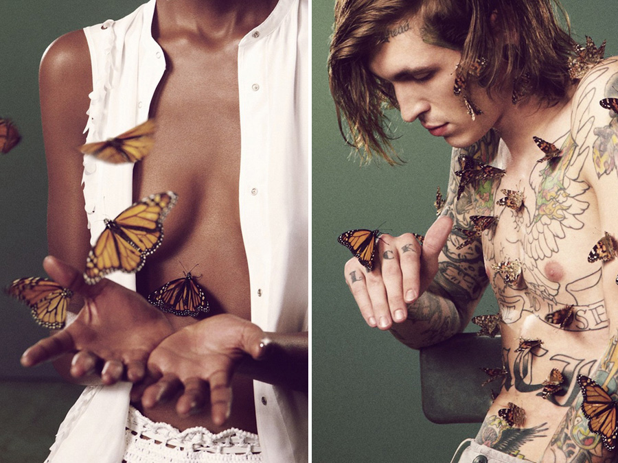 EDUN2 EDUN2 Watch Ryan McGinleys Gorgeous Butterfly Video Shoot For EDUN Featuring Bradley Soileau