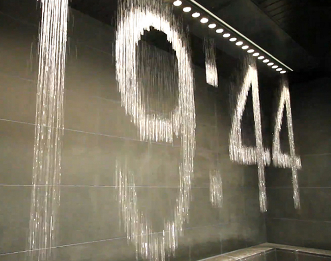 Waterclock2 Waterclock2 Mindblowing Digital Waterfall In Osaka Acts As Both A Clock And An Infinite Flowing Art Display
