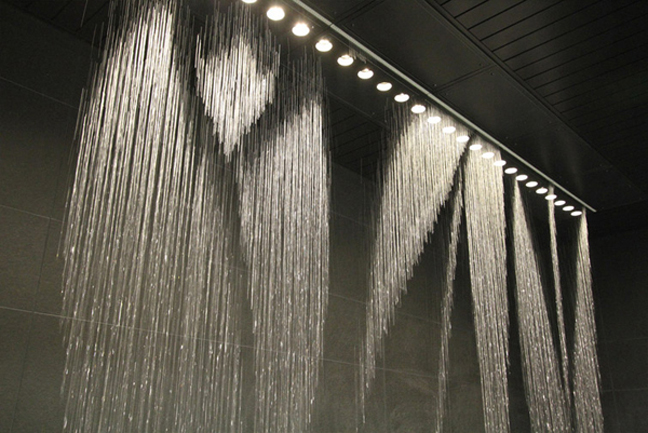 Waterclock3 Waterclock3 Mindblowing Digital Waterfall In Osaka Acts As Both A Clock And An Infinite Flowing Art Display