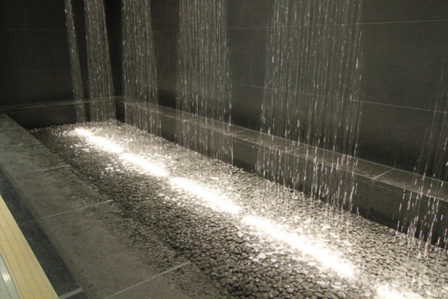 Waterclock4 Waterclock4 Mindblowing Digital Waterfall In Osaka Acts As Both A Clock And An Infinite Flowing Art Display
