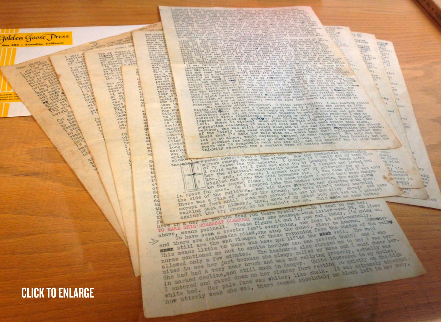 An 18-page letter written by Beat-era icon Cassady is shown to reporters in San Francisco