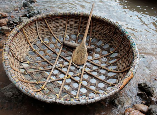 The spinning round bamboo boats of Vietnam