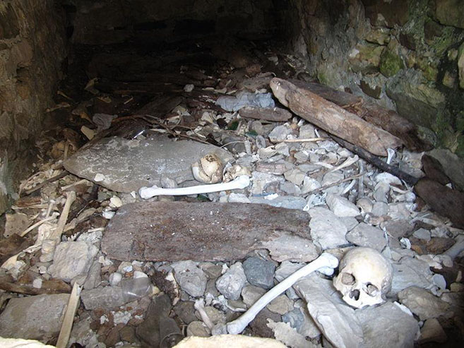 Russia's City of the Dead cemetery in Dargavs North Ossetia