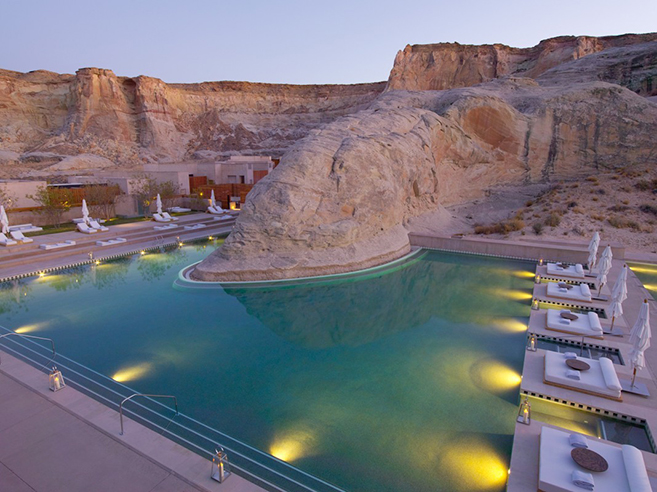 AMAN's Amangiri Resort & Spa In Canyon Point, southern Utah