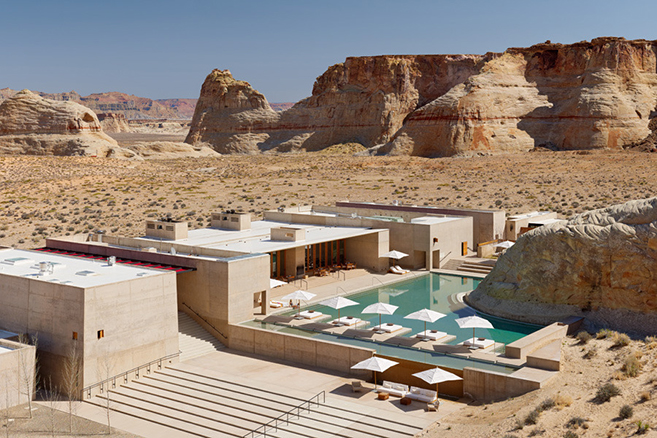 AMAN's Amangiri Resort & Spa In Canyon Point, southern Utah