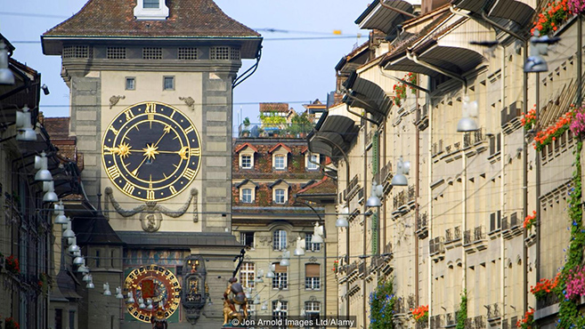 Bern, Switzerland's Zytglogge Clocktower that inspired Einstein's Theory of Relativity