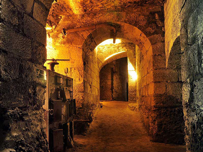 The secret tunnel connecting Leonardo da Vinci's Château du Clos Lucé residence and the Château d’Amboise.