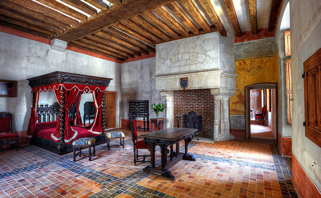 Leonardo da Vinci's working studio in the Château du Clos Lucé