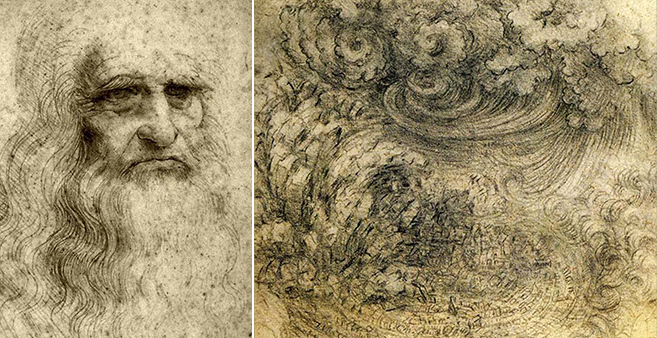 Leonardo da Vinci's final work "Visions of the End of the World."