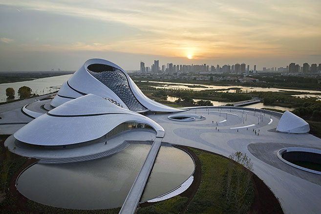The Harbin Opera House in China by MAD Architects