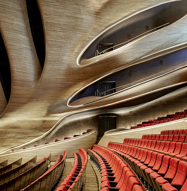 The Harbin Opera House in China by MAD Architects