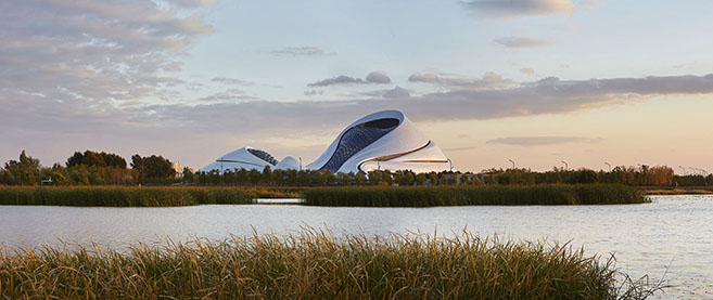 The Harbin Opera House in China by MAD Architects
