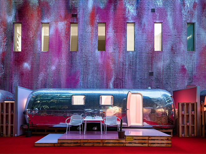 The Notel Airstream Hotel in Melbourne Australia