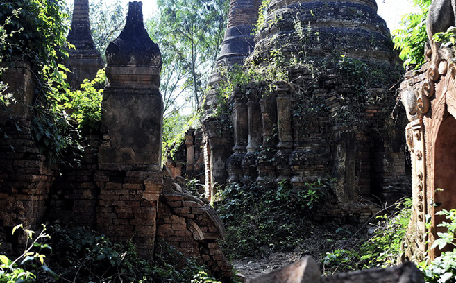 Myanmar's Abandoned Pagoda Forest Of Nyaung Ohak and Shwe Inn Thein