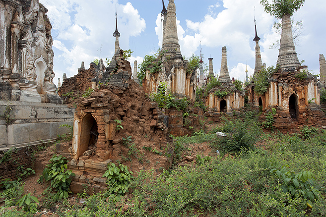 Myanmar's Abandoned Pagoda Forest Of Nyaung Ohak and Shwe Inn Thein