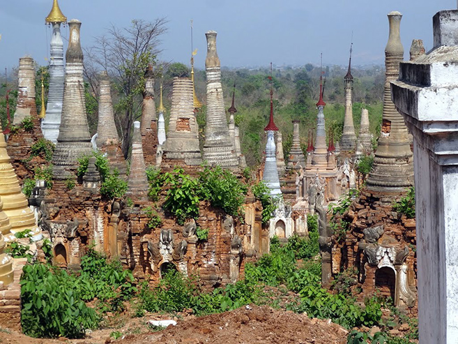 Myanmar's Abandoned Pagoda Forest Of Nyaung Ohak and Shwe Inn Thein