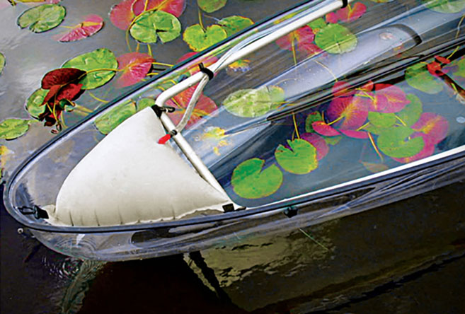 Transparent Canoe Kayak Glass Bottom