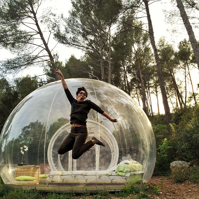 The Attrap'Rêves Bubble Hotel in France