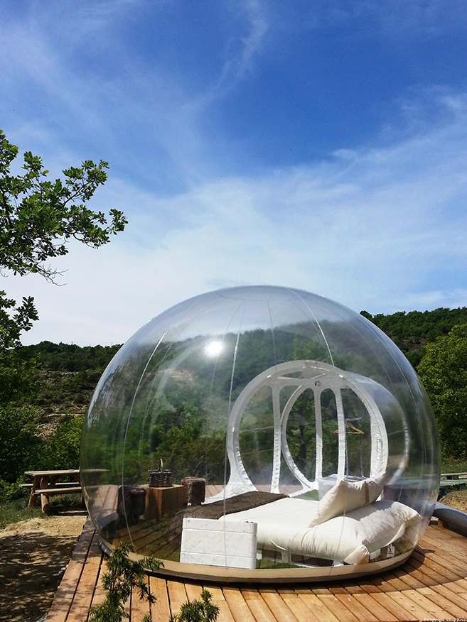 The Attrap'Rêves Bubble Hotel in France