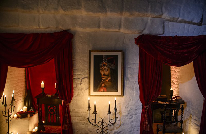 Stay in Dracula's Castle Halloween Night courtesy of Airbnb