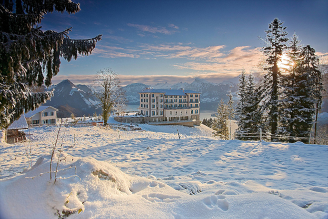 The Stairway to Heaven Spa at Villa Honegg in Switzerland