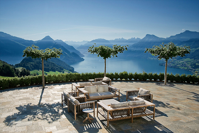 The Stairway to Heaven Spa at Villa Honegg in Switzerland