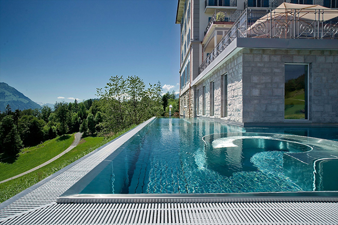 The Stairway to Heaven Spa at Villa Honegg in Switzerland