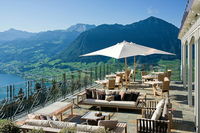 The Stairway to Heaven Spa at Villa Honegg in Switzerland