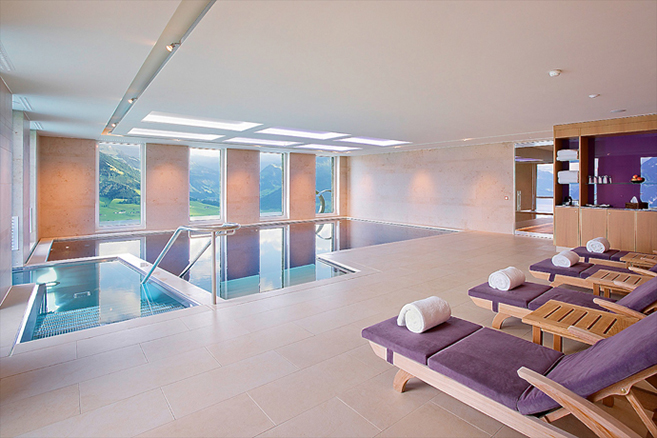 The Stairway to Heaven Spa at Villa Honegg in Switzerland