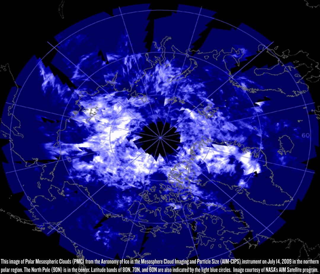 NASA Discovers Meteor Smoke & Methane Causing Those Mysterious Electric Blue Night ...1080 x 924