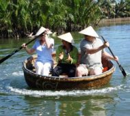 The spinning round bamboo boats of Vietnam