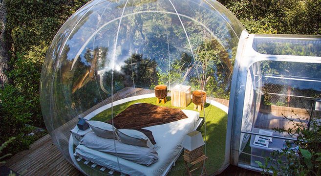 The Attrap'Rêves Bubble Hotel in France