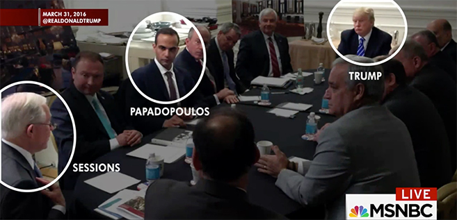 The Photograph Connecting George Papadopoulos to Donald Trump